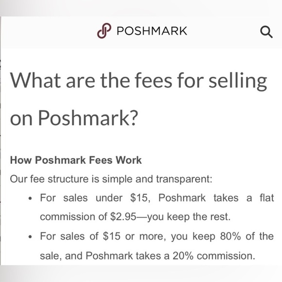 ❤️Selling Fees
